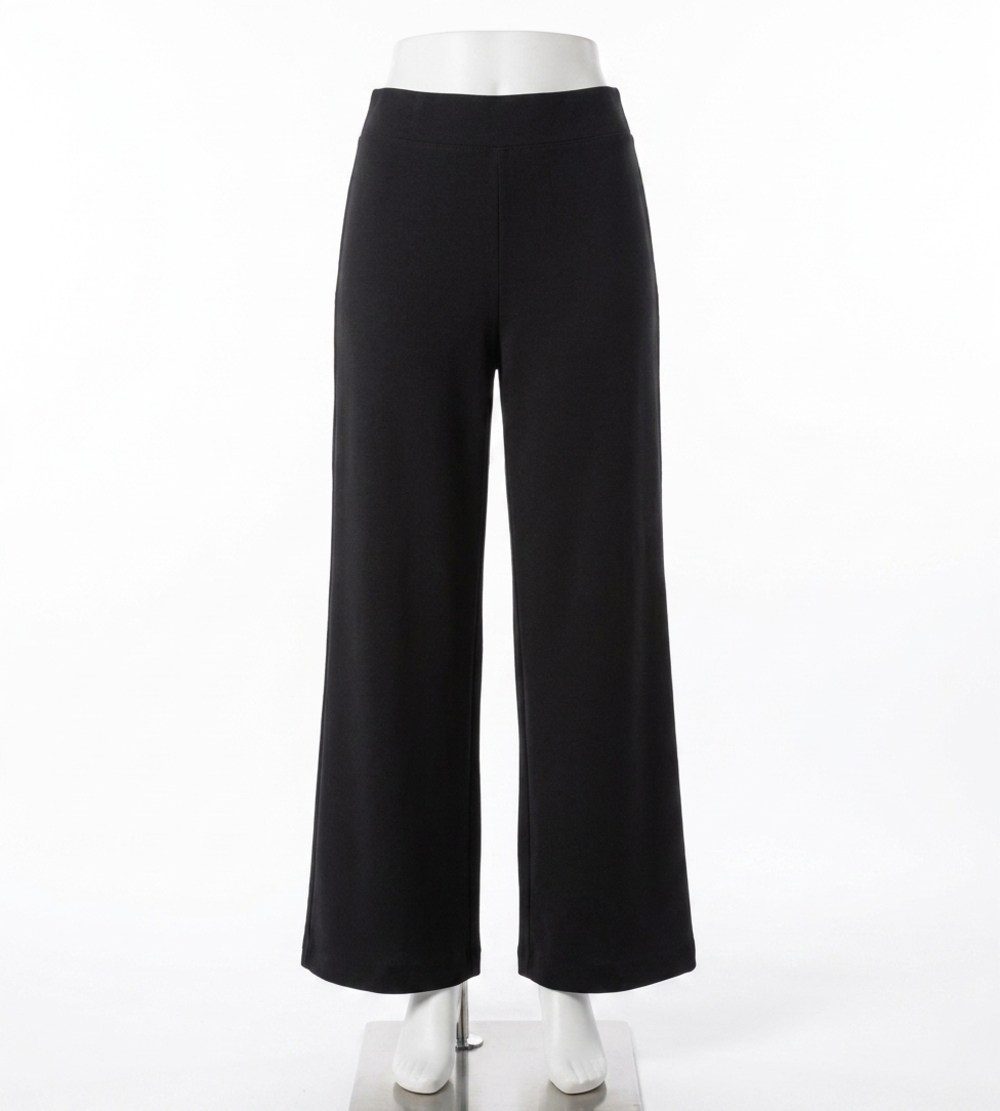NEW CHARLIE B long palazzo pant in black